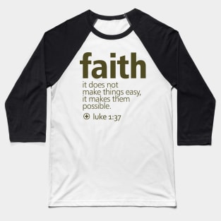 faith Baseball T-Shirt